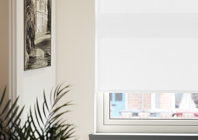 Amalfi, Linen White - Twist&Fit Roller Blind - Image 5